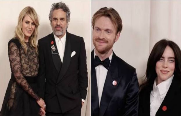 Celebrities wear Gaza ceasefire pins 2024 Oscars LA