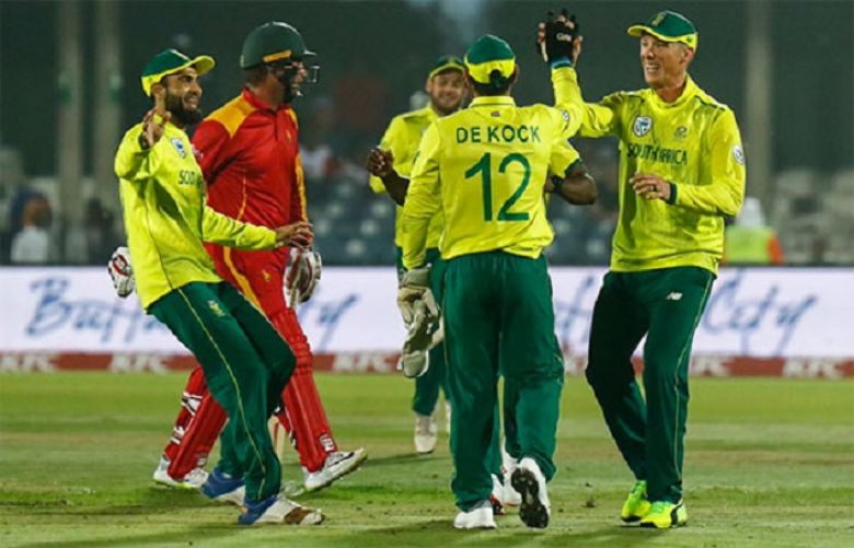 Tahir bowls South Africa to victory over Zimbabwe