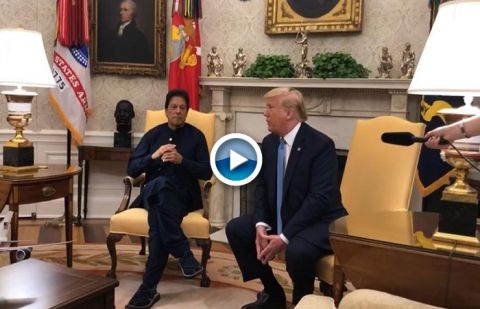 Khan welcomed by Donald Trump