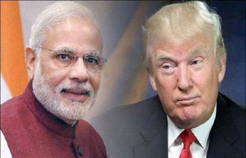 President Donald Trump and Indian Prime Minister Narendra Modi 