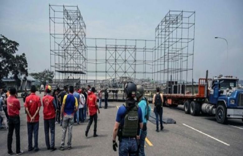 Venezuela&#039;s embattled President Nicolás Maduro has ordered the closure of the border with Brazil amid a row over foreign humanitarian aid.