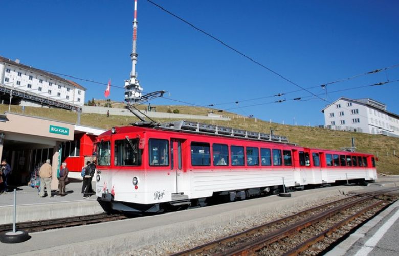 82% of journeys by public transport in Switzerland are by train. 