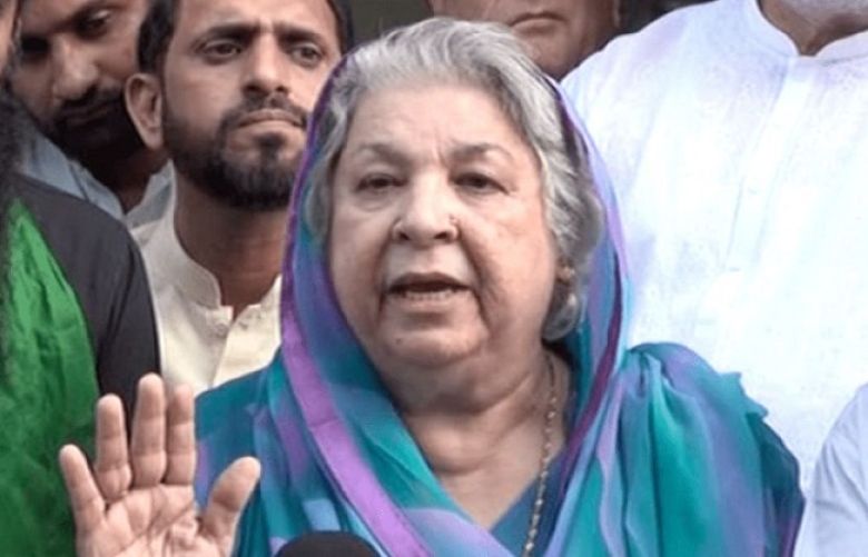 Pakistan Tehreek-e-Insaf (PTI) leader Yasmin Rashid
