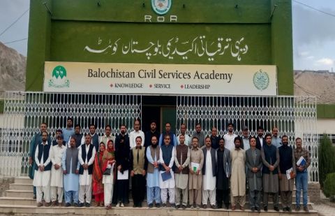 Five days training regarding Community-led Local Governance Policy Curriculum Modules held in Quetta