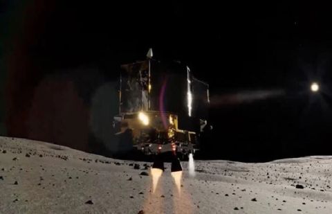Japan's moon rover faces power crisis just one day into lunar mission