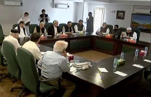 The 11 member opposition's anti-government Rahbar Committee 