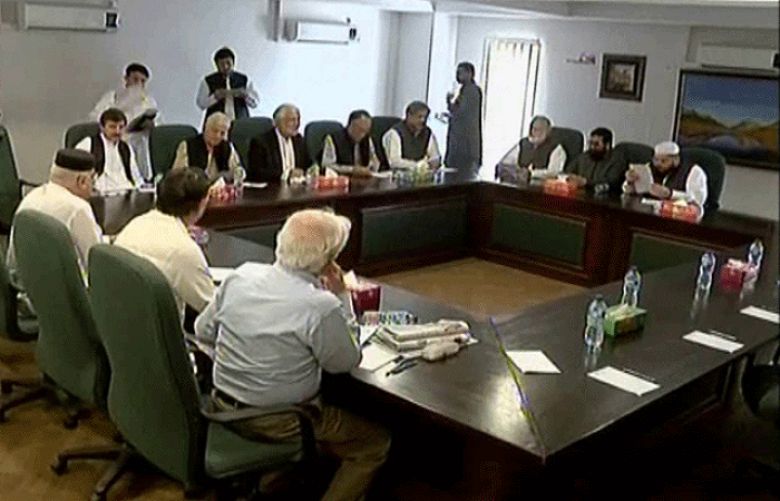 The 11 member opposition&#039;s anti-government Rahbar Committee 