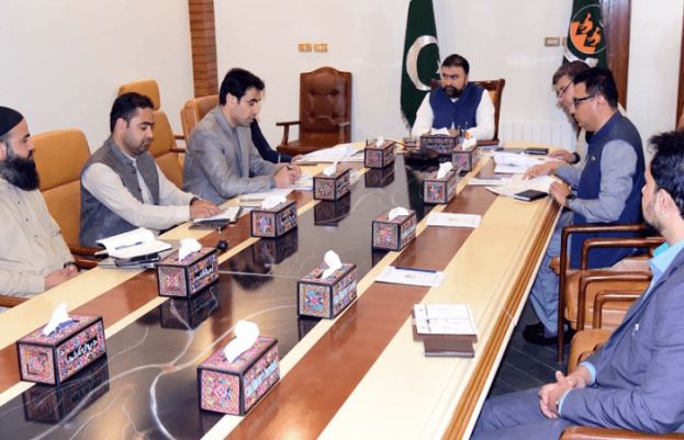 Balochistan Chief Minister Sarfraz Bugti presiding the meeting of the reforms committee set up by the Balochistan government to improve governance decided.