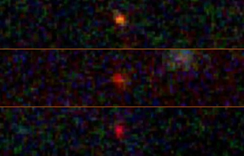 These three objects were identified by the James Webb Space Telescope Advanced Deep Extragalactic Survey (JADES) in December 2022