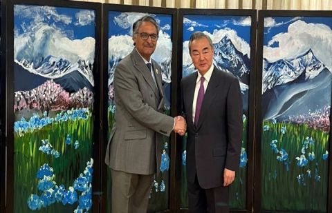 Foreign Minister, Jalil Abbas Jilani & Chinese diplomat Wang Yi 