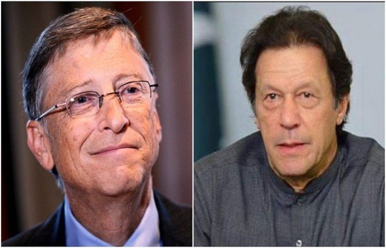 PM Imran Khan and Bill Gates