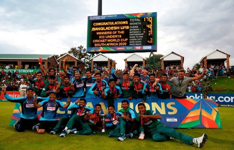 Bangladesh win Under-19 cricket World Cup final by 3 wickets