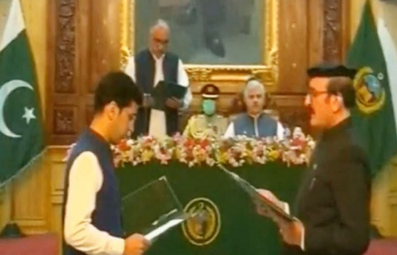 Shahram Tarakai, Anwar Zaib take oath as KP minister