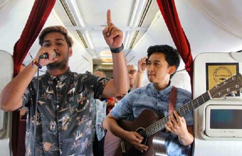 Indonesia airline brings live music to the skies