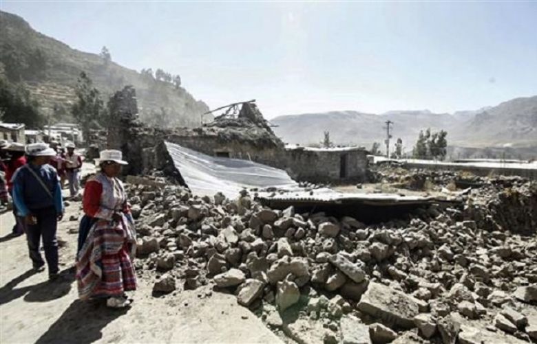 Magnitude-7.1 quake in southern Peru leaves 2 dead