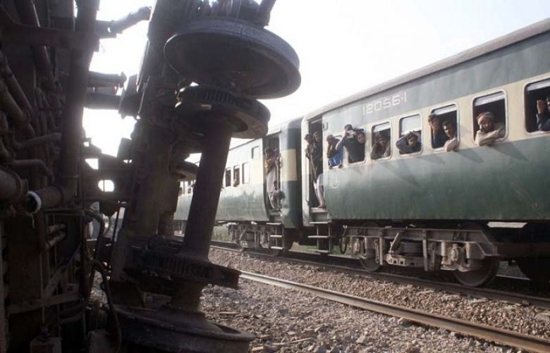 Several bogies of Karakoram Express derailed Sunday night 