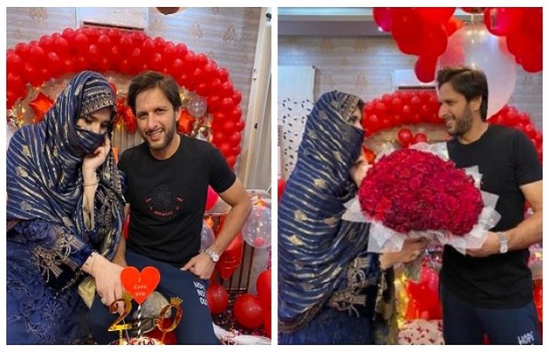 Shahid Afridi pens love-filled note for wife Nadia on wedding anniversary