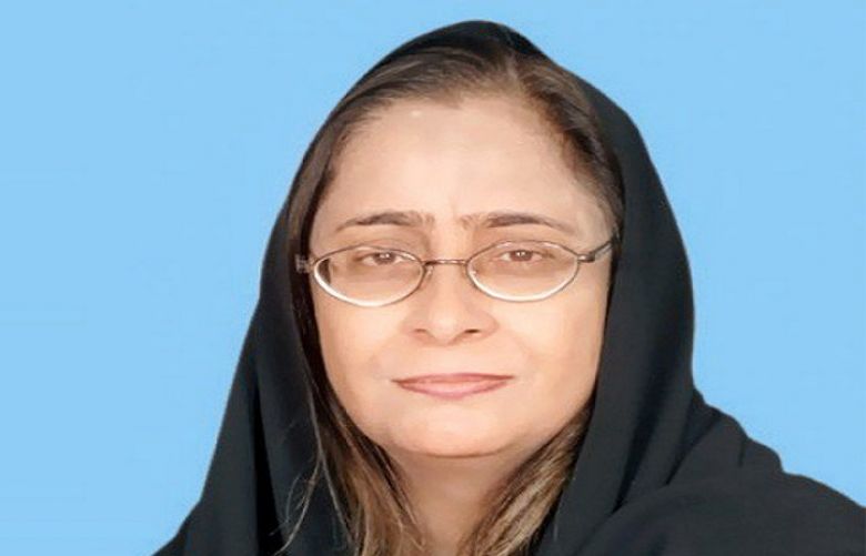 Provincial Minister of Sindh for Health Dr Azra Fazal Pechoho
