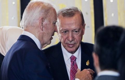 US President Joe Biden and his Turkish counterpart Recep Tayyip Erdogan