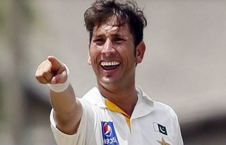 Pakistani leg-break bowler Yasir Shah
