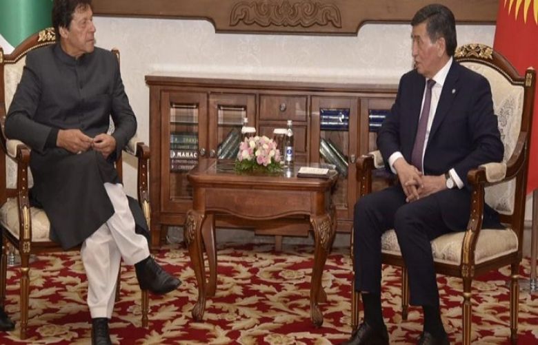 Prime Minister Imran Khan met with Kyrgyz President Sooronbay Sharipovich Jeenbekov