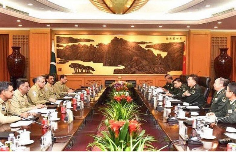 Army Chief visits PLA Headquarters, meets PLA chief in China