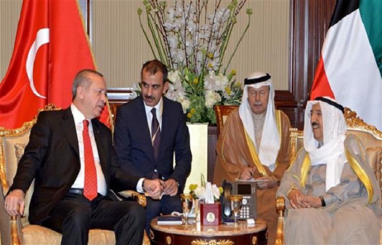 Turkish president, Kuwaiti emir meet amid Arab states dispute