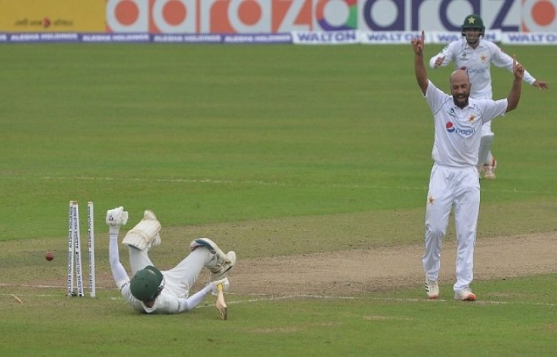 Sajid adds life to rain-hit Bangladesh Test with six wickets