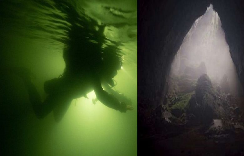 Thai cave boy divers explore fresh discovery new tunnel in Vietnam