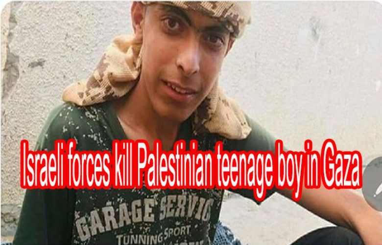 Palestinian teenage boy killed by Israeli forces in Gaza Strip