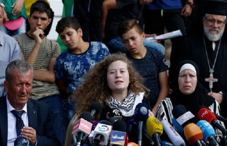 Palestinian teen Tamimi released from Israeli jail after 8 months
