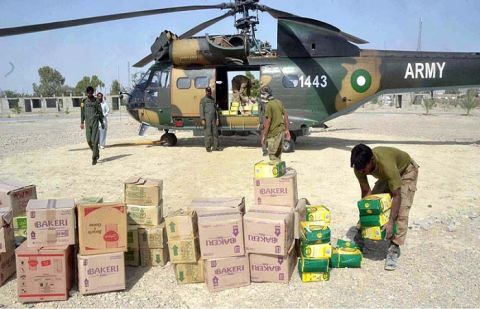 Pakistan Army, Navy busy in rescue, relief efforts in Gwadar