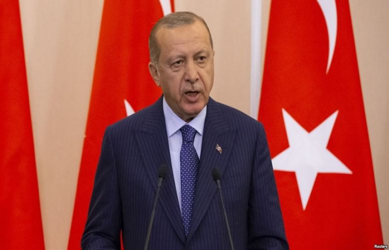 The army had completed preparations for a planned operation in the east of the Euphrates River: Erdogan