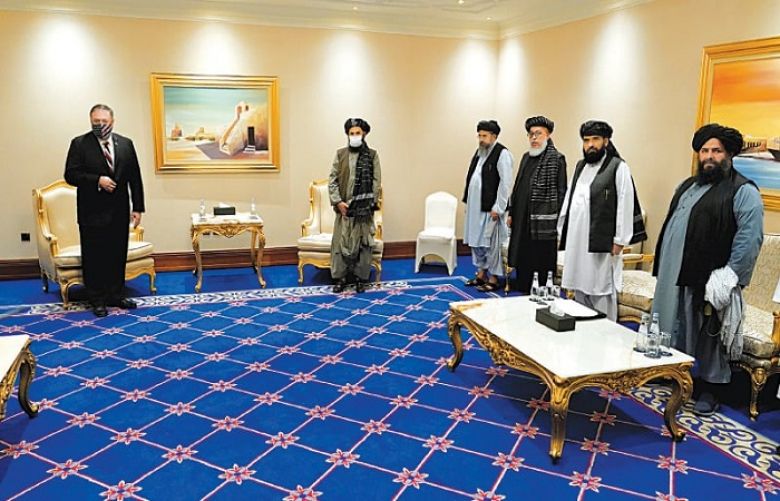 Pompeo meets Taliban, Afghan govt negotiators in Qatar