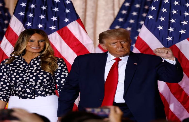 Melania Trump wishes Easter greetings after a month silence.