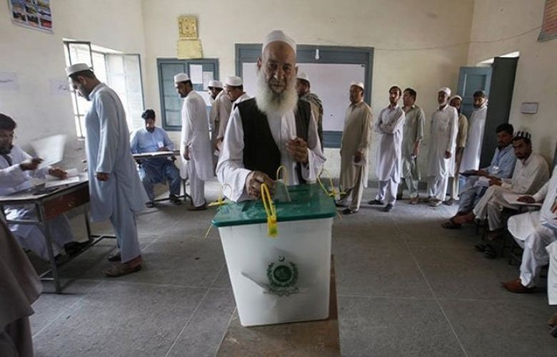 Polling under way in KP