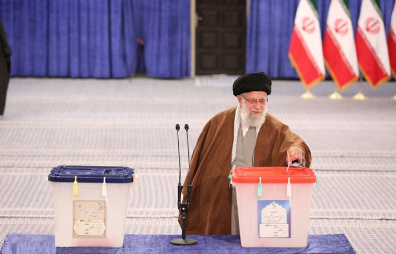 Islamic Revolution Ayatollah Seyyed Ali Khamenei was among the first to cast his ballot 