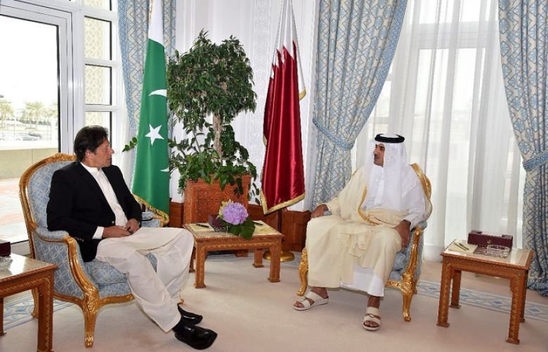 Prime Minister Imran, Emir of Qatar discuss economic and trade relations