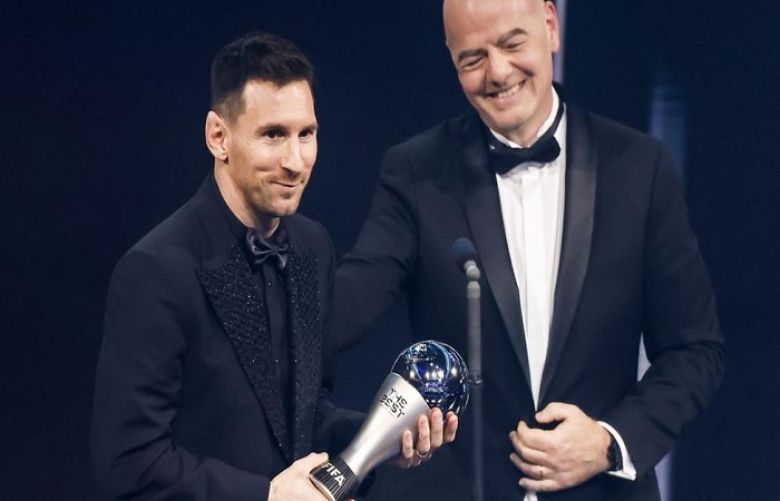 Lionel Messi wins best FIFA men&#039;s player of the year award