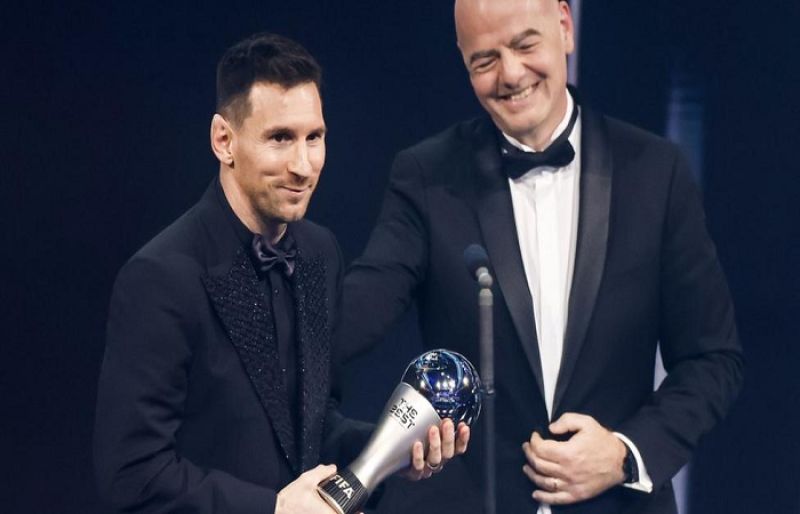 Lionel Messi wins best FIFA men's player of the year award