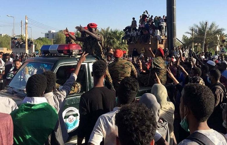 Sudan protesters rally outside army HQ for first time