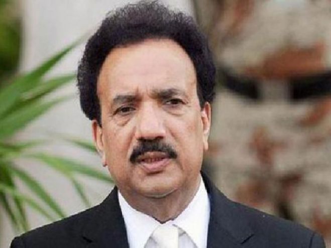 PPP leader and former Interior Minister Rehman Malik