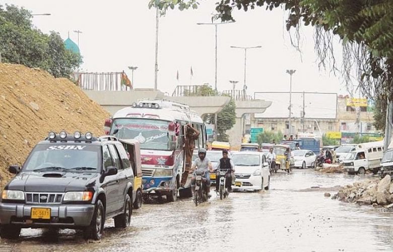  Many areas in Karachi remained without power last night as well due to the rain 
