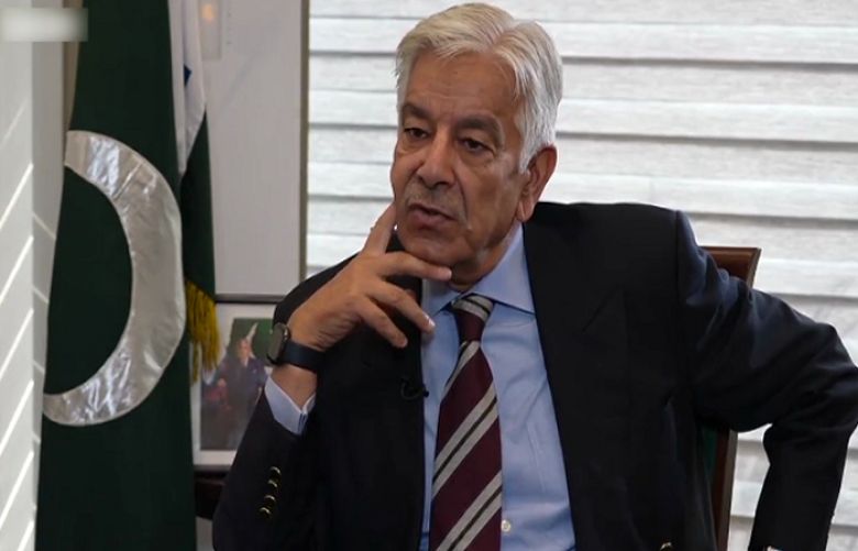 Federal Minister for Defence Khawaja Asif