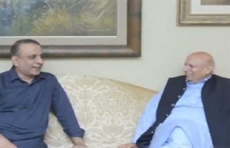 Punjab Governor Meets Aleem Khan, greeted him upon his release