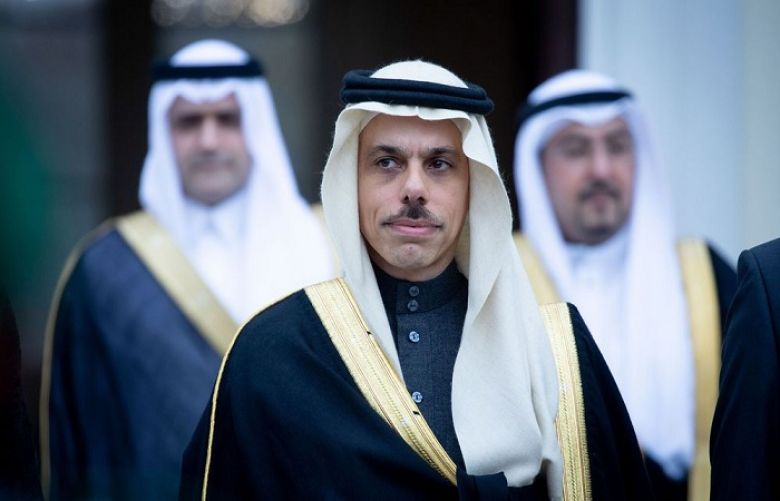 Saudi Foreign Minister Prince Faisal bin Farhan Al-Saud