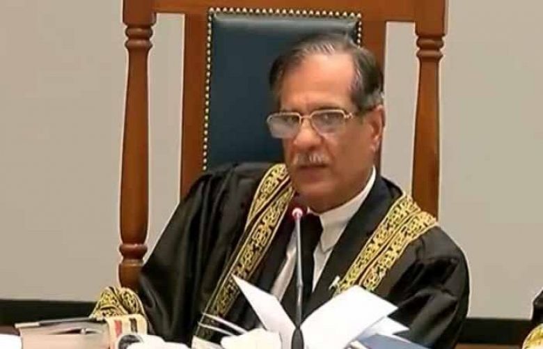 Chief Justice of Pakistan Justice Mian Saqib Nisar 