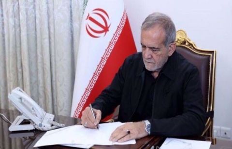 Iranian President Masoud Pezeshkian