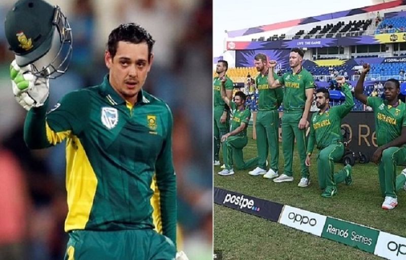 Photo of South Africa's De Kock withdraws from crucial World T20 match as players ordered to take knee