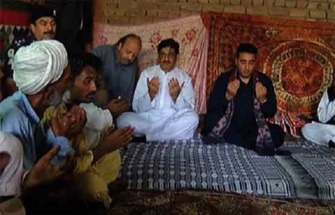 Bilawal Bhutto along CM Sindh condoles with family of deceased officials